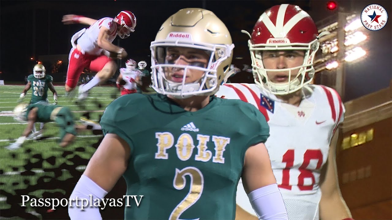 Mater Dei vs Long Beach Poly - JT Daniels GOES ALL OUT!!!