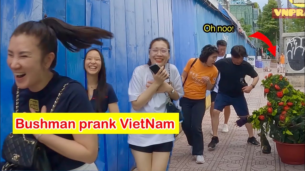 #bushman_prank / mọi người bất ngờ với tạo hình mới của bushman prank vietnam