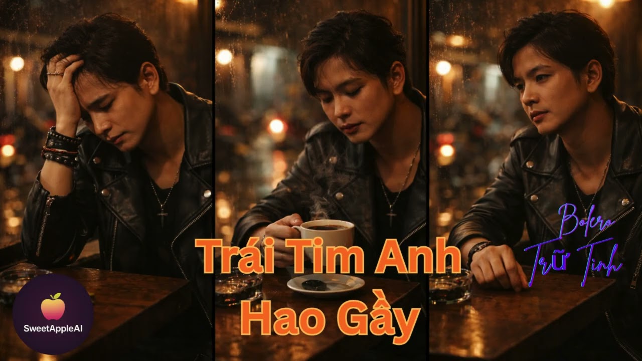 Trái Tim Anh Hao Gầy – Bolero Guitar Mộc | Nhạc Trữ Tình SweetAppleAI Music