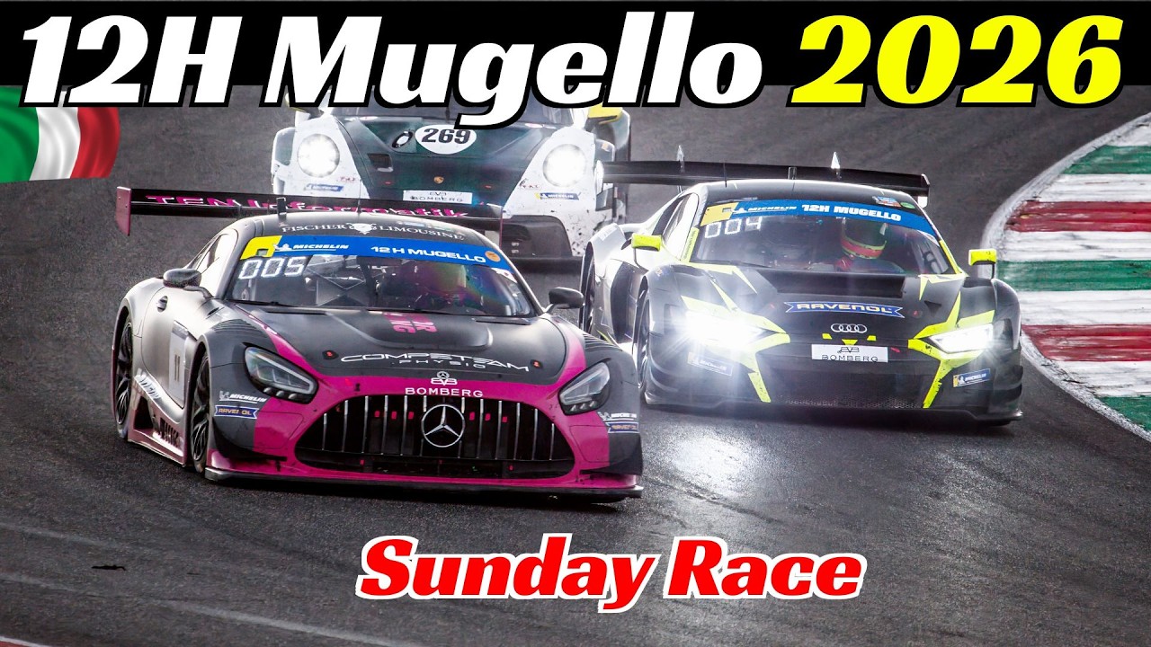 12H Mugello 2026 by Michelin - Sunday Race Highlights & Winners! - Audi R8 GT3, Vortex V8, AMG GT3