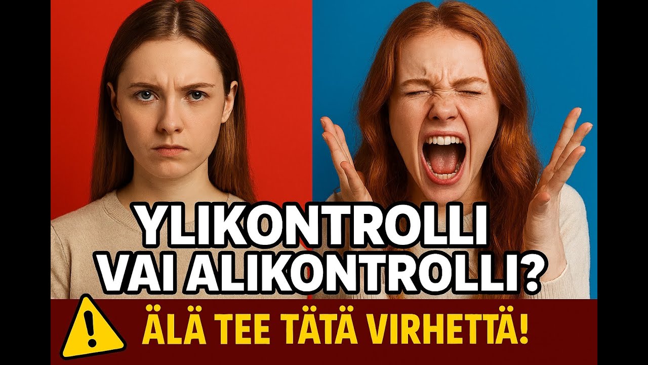 Ylikontrolli vs. alikontrolli – Älä tee tätä virhettä!