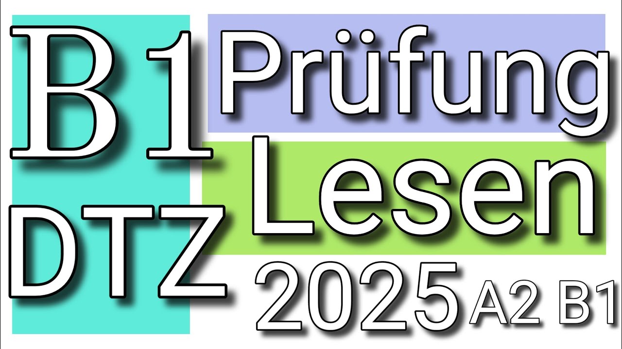 #DTZ  Prüfung #b1  Lesen. Lesetraining für Niveau B1