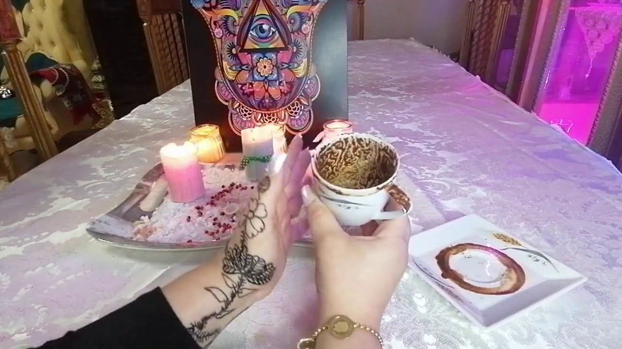قراءة الفنجان ☕ قراءة فنجان و ودع بطاقة الملح الابيض وعين العفريت
