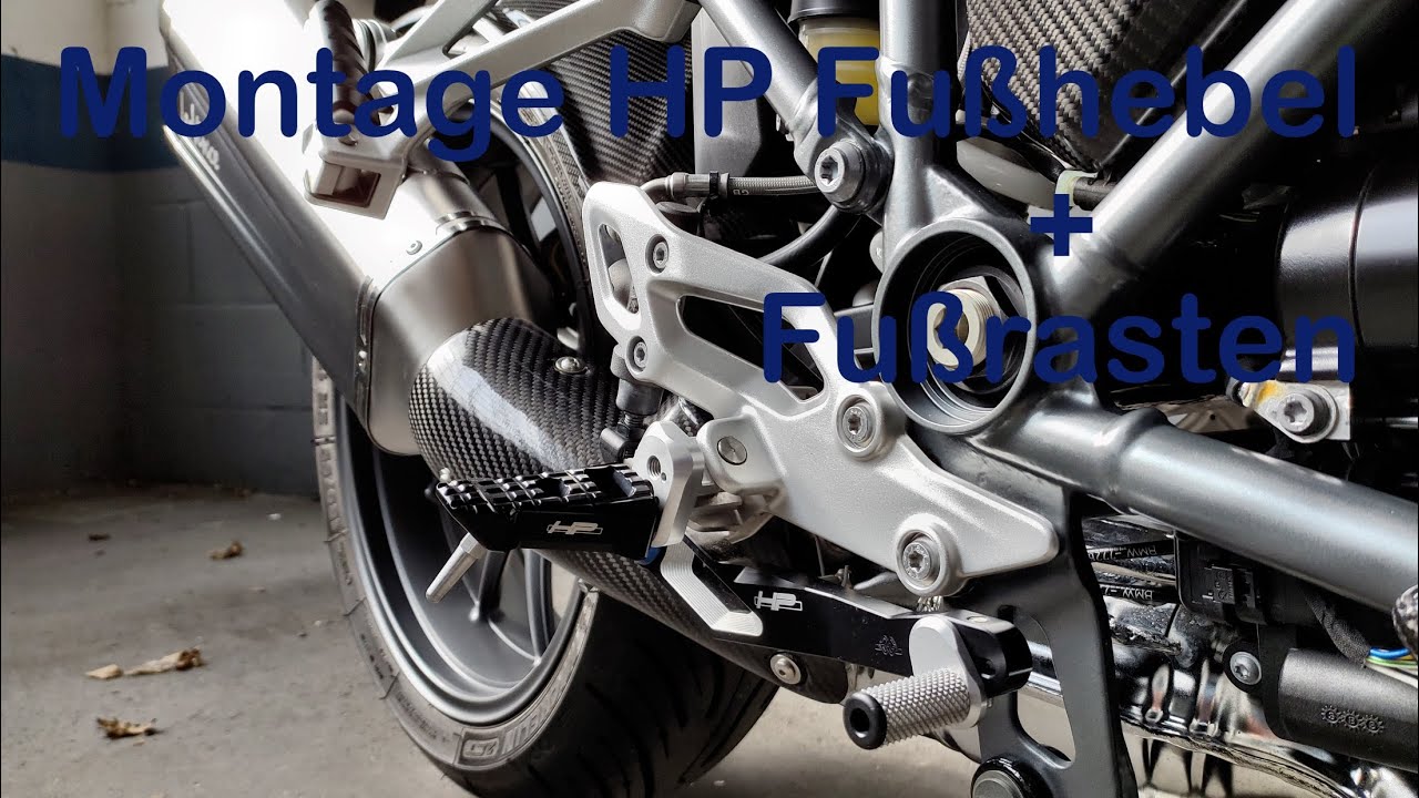 BMW R 1250 RS Montage Option719/HP Fußrasten und Fußhebel / footpegs and foot lever