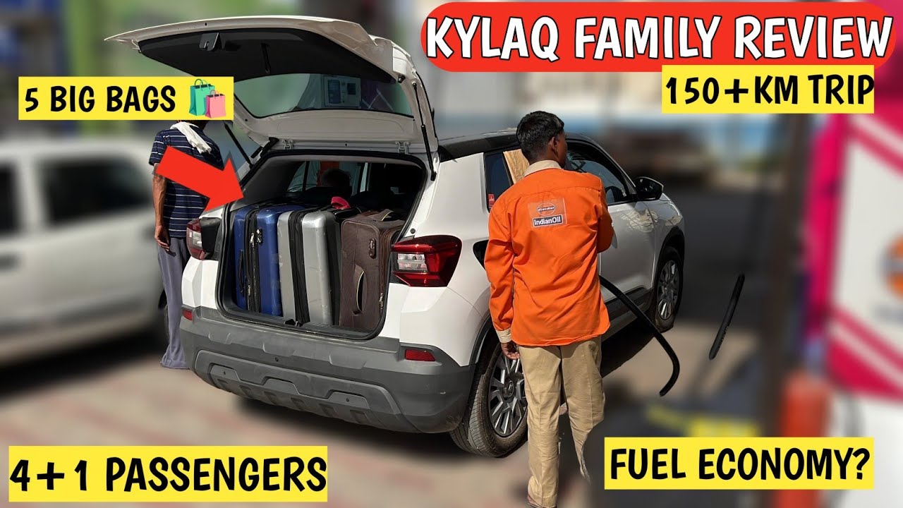 Skoda Kylaq Classic Fully Loaded | 5 People | 5 Big Bags | 150+ KMS Road Trip - Family Car Review