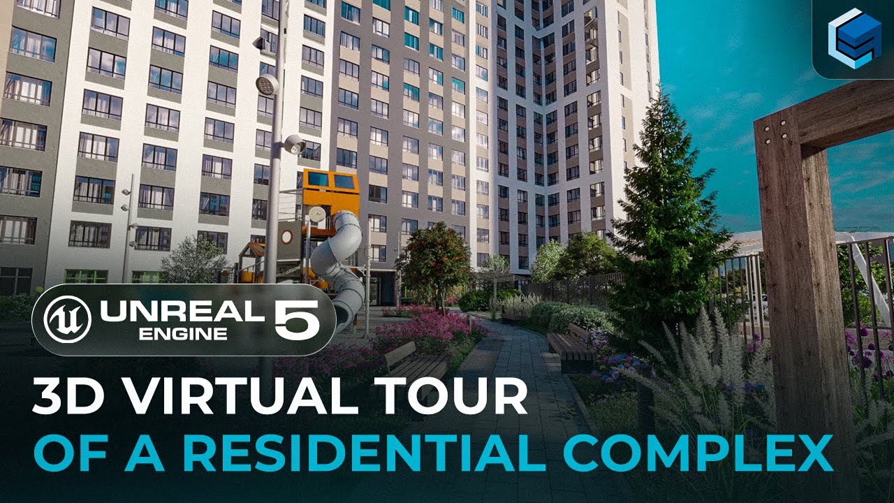 Interactive 3D Tour | Residential Complex Architectural Visualization. UnrealEngine5
