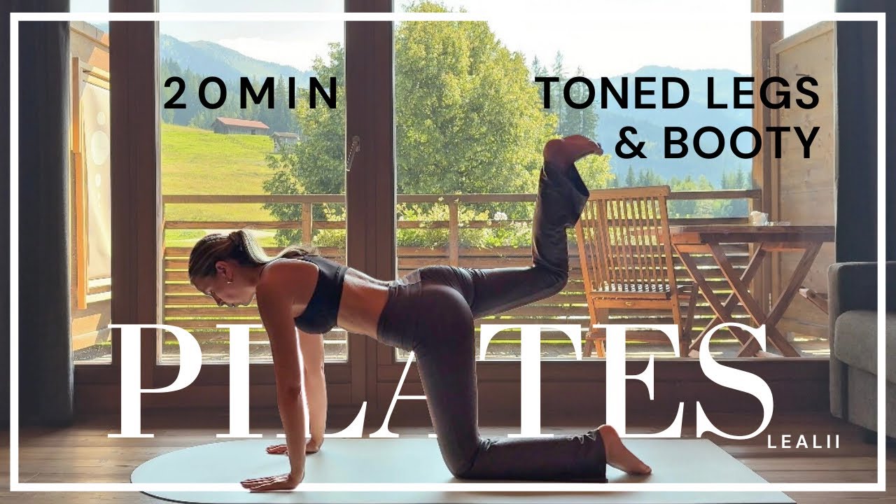 20min TONED LEGS & GLUTES PILATES | Intense Lower Body Workout no equipment 