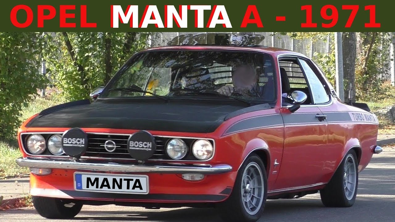 1971 OPEL MANTA A  May-Turbo 140PS Oldtimer auf der Stra&szlig;e - Classic Car on the road