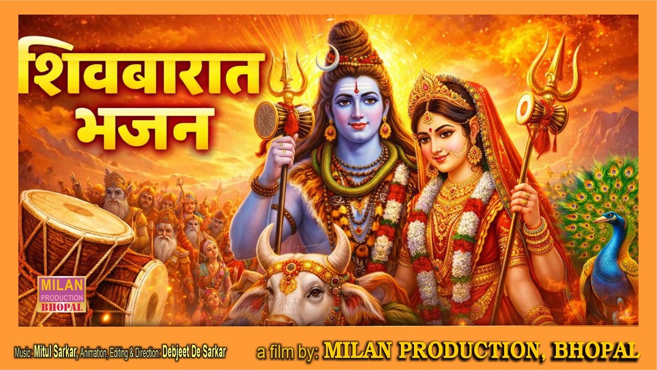 बम बम बोलो | शिव बारात आई रे | डमरू बाजे | Shiv Barat Special Bhajan 2026 | शिव गौरा विवाह | Mitul