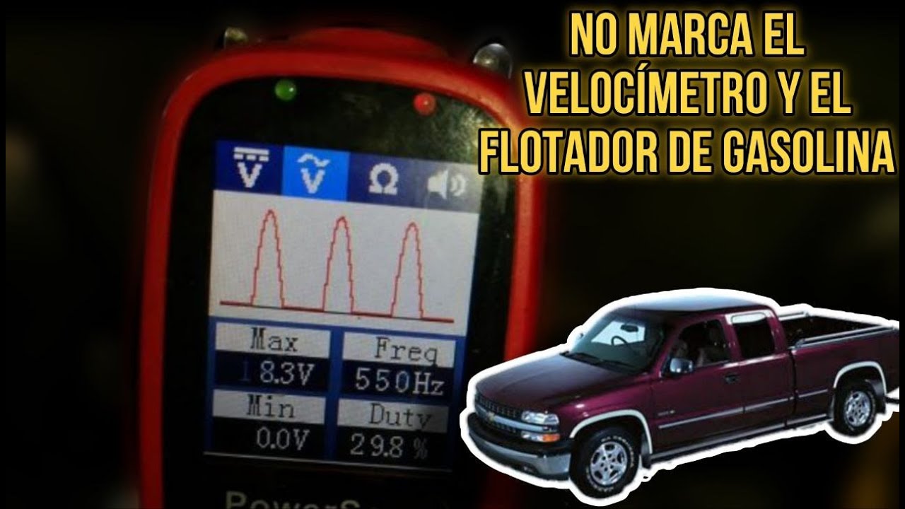 CHEVROLET SILVERADO PROBLEMA CON EL VELOCIMETRO Y EL MARCADOR DE GASOLINA