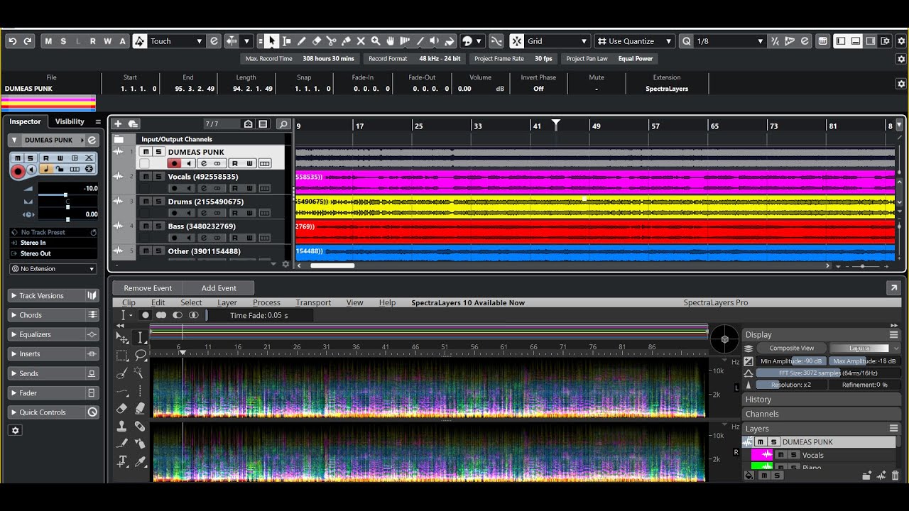 FITUR SPECTRALAYER CUBASE - MEMECAH TRACK AUDIO YANG SUDAH JADI - #IvanStudioWebcam