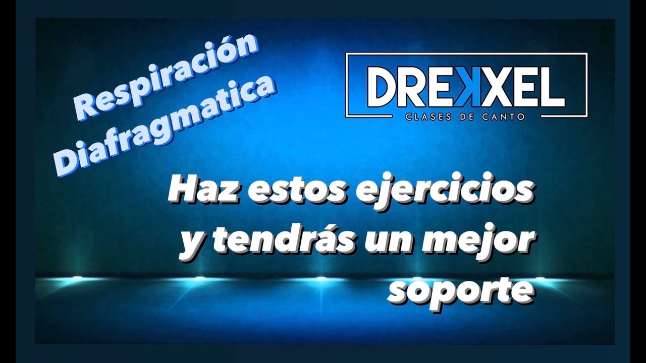 RESPIRACION DIAFRAGMATICA | Ejercicio para fortalecer el DIAFRAGMA | Respiración Avanzada
