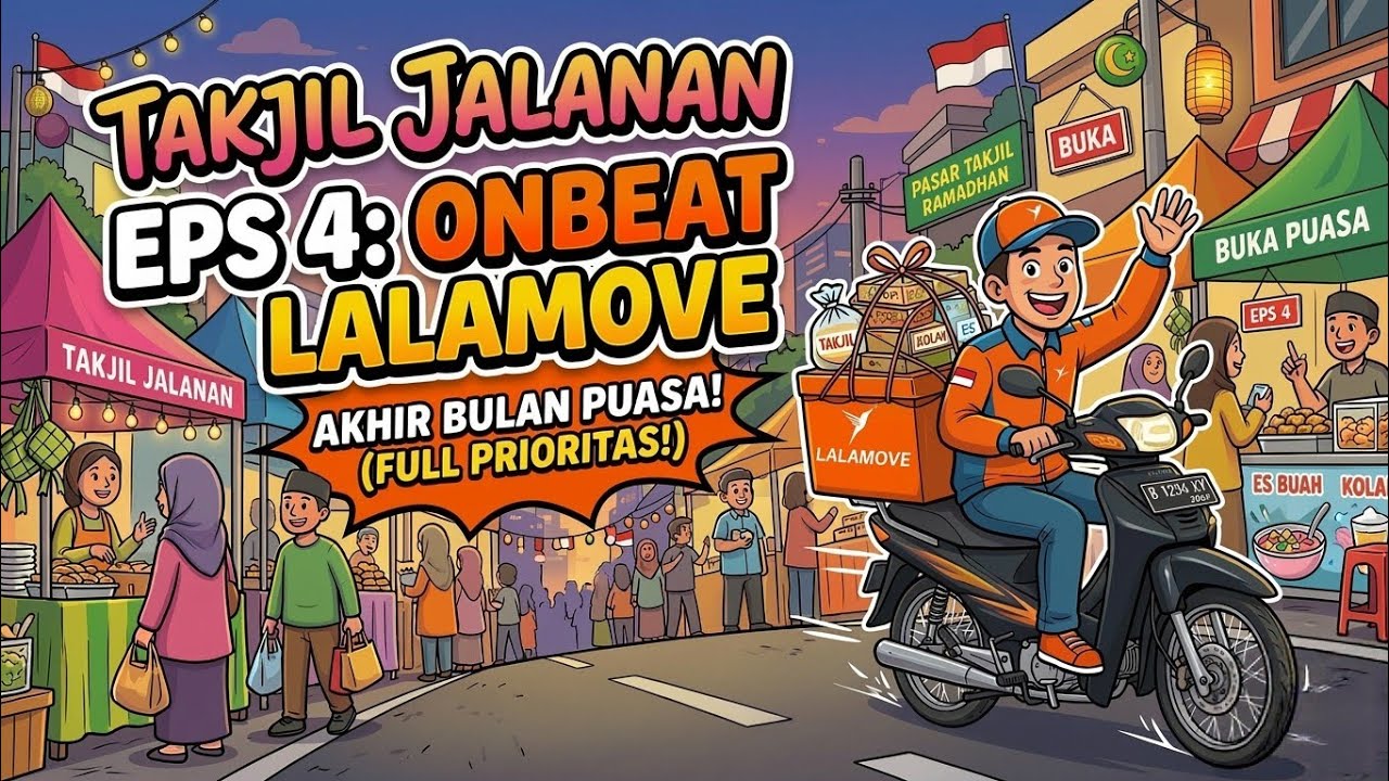Eps 4: Order Lalamove Meledak di Akhir Ramadan #lalamove #lalamoveindonesia 