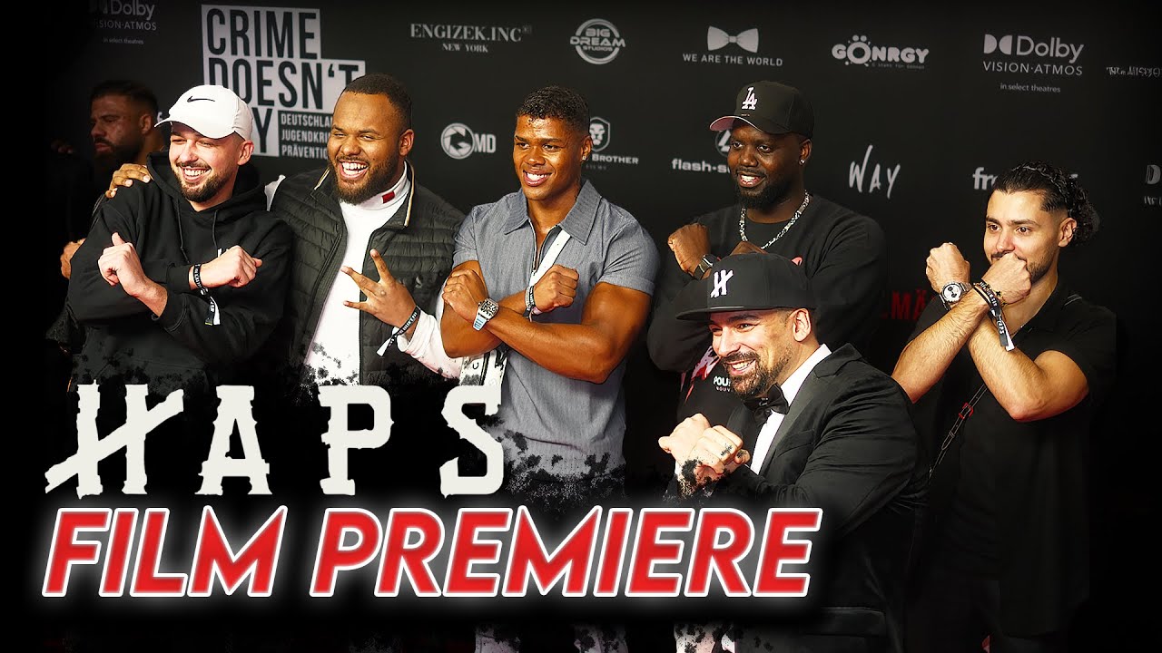 Filmpremiere von HAPS mit Nahim Sky, Kodi etc. | VLOG