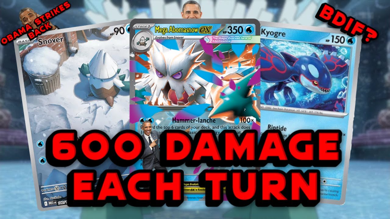 Mega Abomasnow IS THE STRONGEST DECK (Last match is crazy) Pokemon TCG Live Showcase