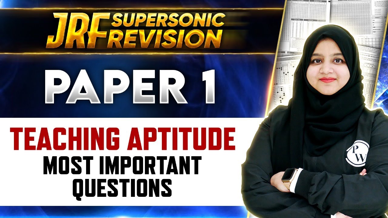 UGC NET Paper 1 : Most Important Questions of Teaching Aptitude for UGC NET Exam | Gulshan Akhtar