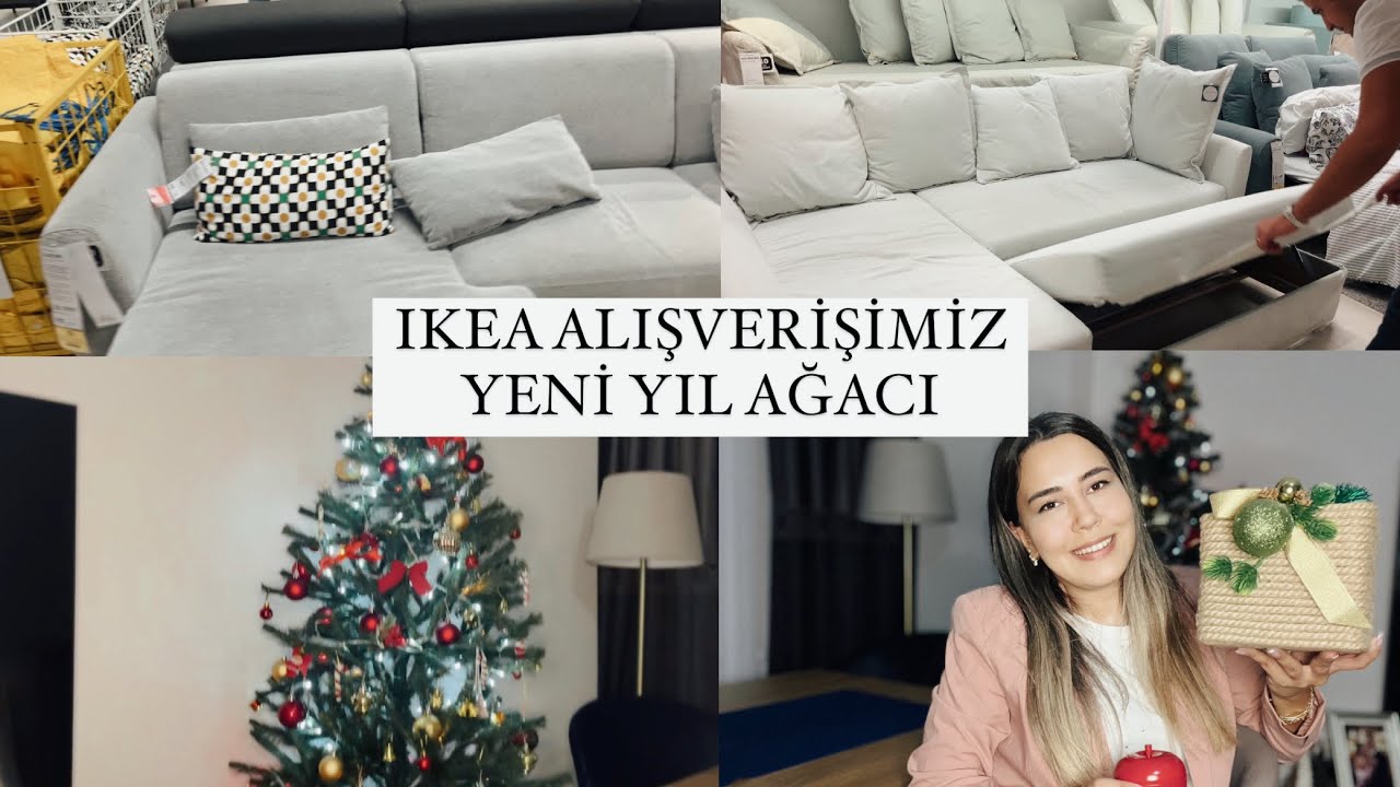 IKEA | EVIMIZI DEKORE EDIYORUZ | YILBAŞI AĞACIMIZI KURDUK 