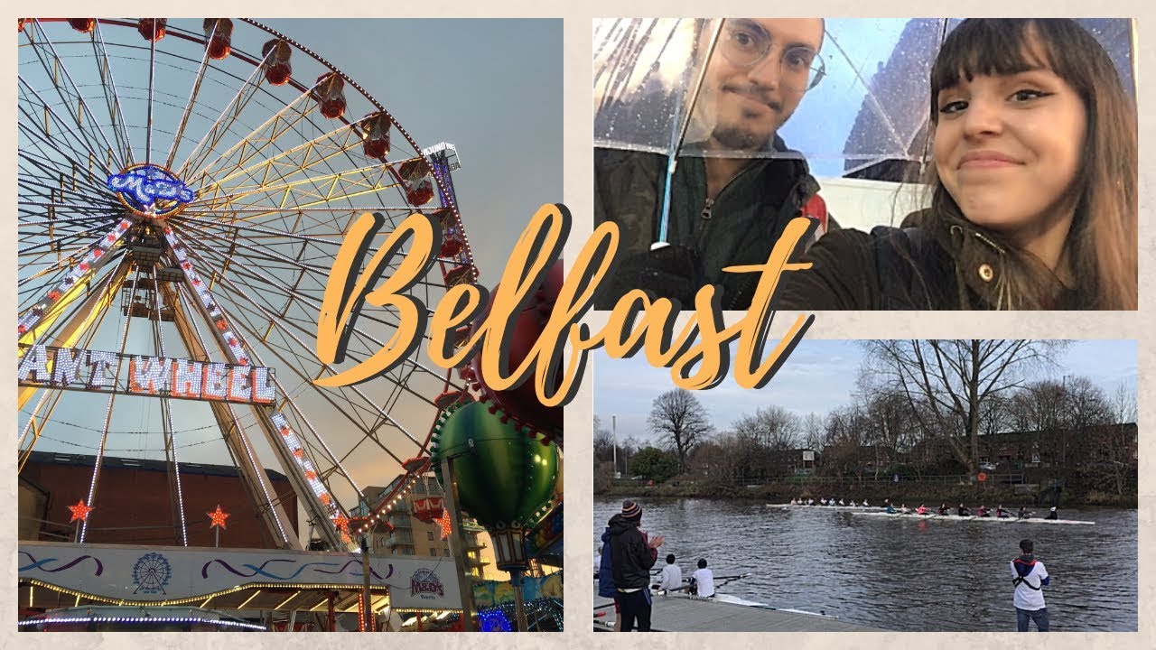 VLOG ERASMUS 1 💛 | Viaje a BELFAST ☔ + vuelta a CASA por NAVIDAD 🏡🎄.