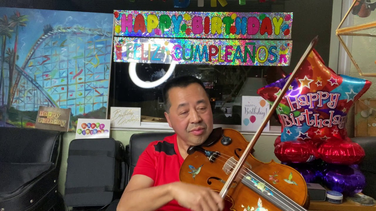 HAPPY BIRTHDAY! #2 - Violin Viola Cover - Play Along - Sing Along