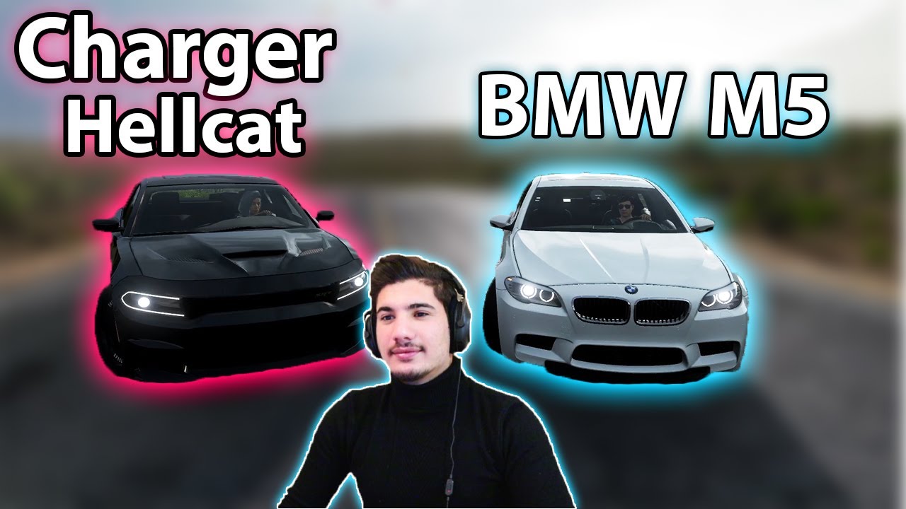 Forza Horizon 5 - بیئێم و دۆج کێ ئەیباتەوە - BMW M5 VS Charger Hellcat