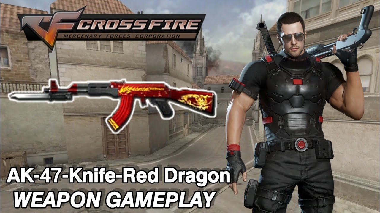 Crossfire Philippines 3.0 - AK-47 Knife-Red Dragon