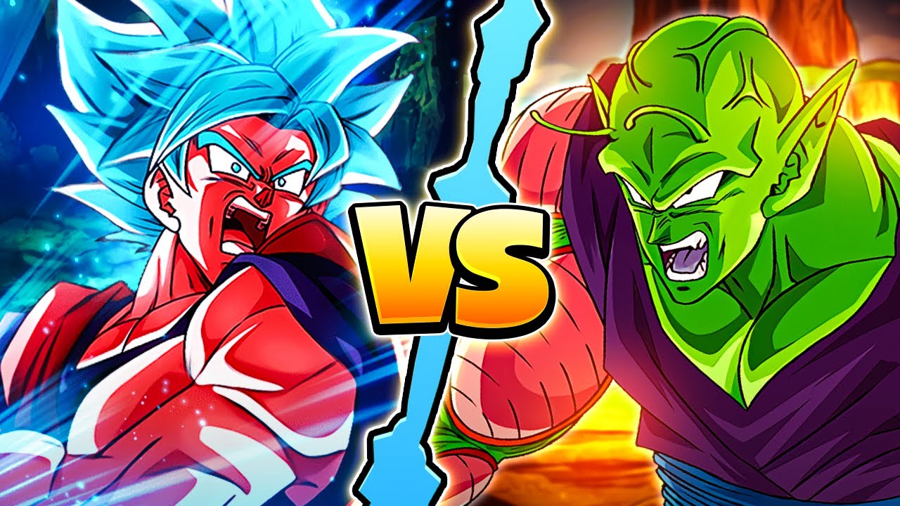 EZA BLUE KAIOKEN GOKU TEAM VERSUS EZA PHY PICCOLO TEAM! (DBZ: Dokkan Battle)