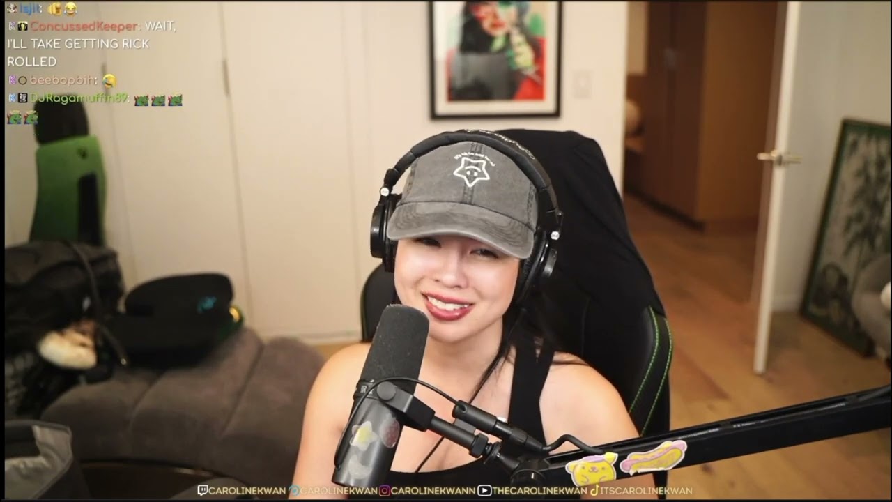 Caroline Kwan loves her chat