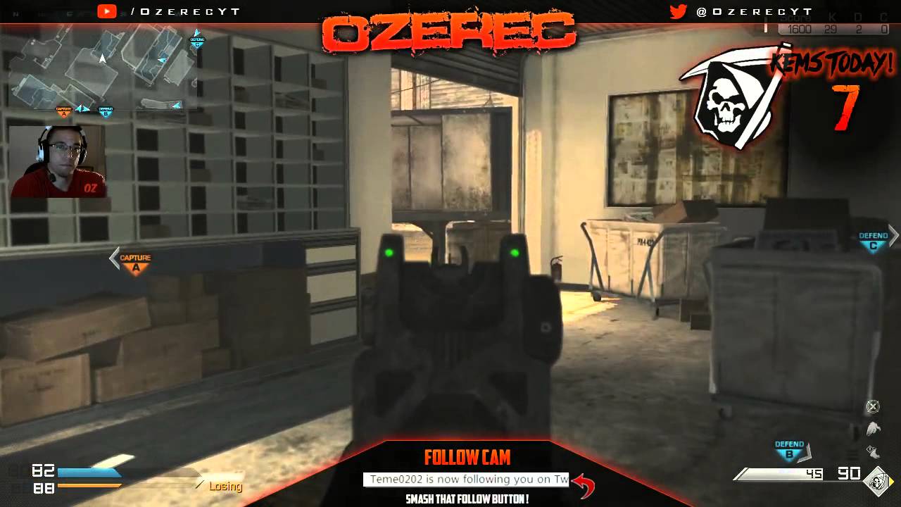COD Ghosts: Solo Dub KEM Last Game of the Stream! (Livestream Highlight)