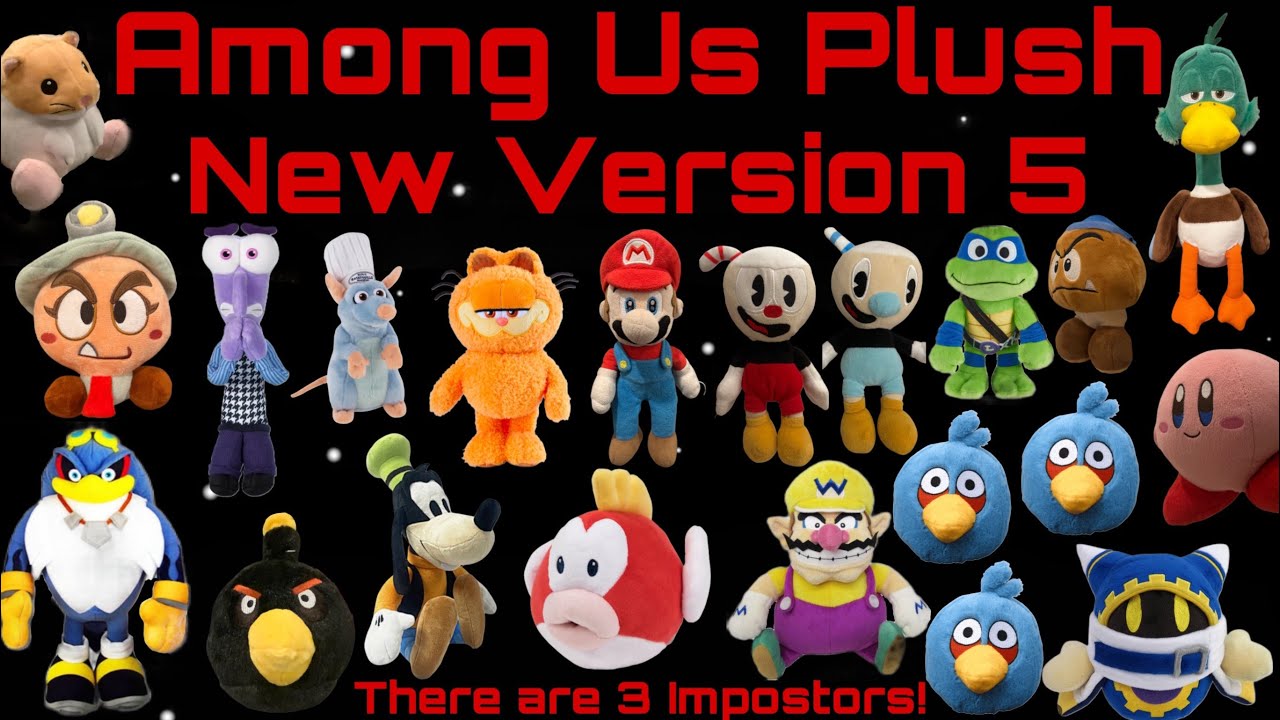 Among Us Plush New Version 5 - ThePlushyfan