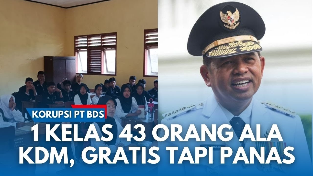 PENAMPAKAN Kebijakan Kang Dedi 1 Kelas 43 Pelajar di Purwakarta: Sekolahnya Gratis Tapi Hareudang!