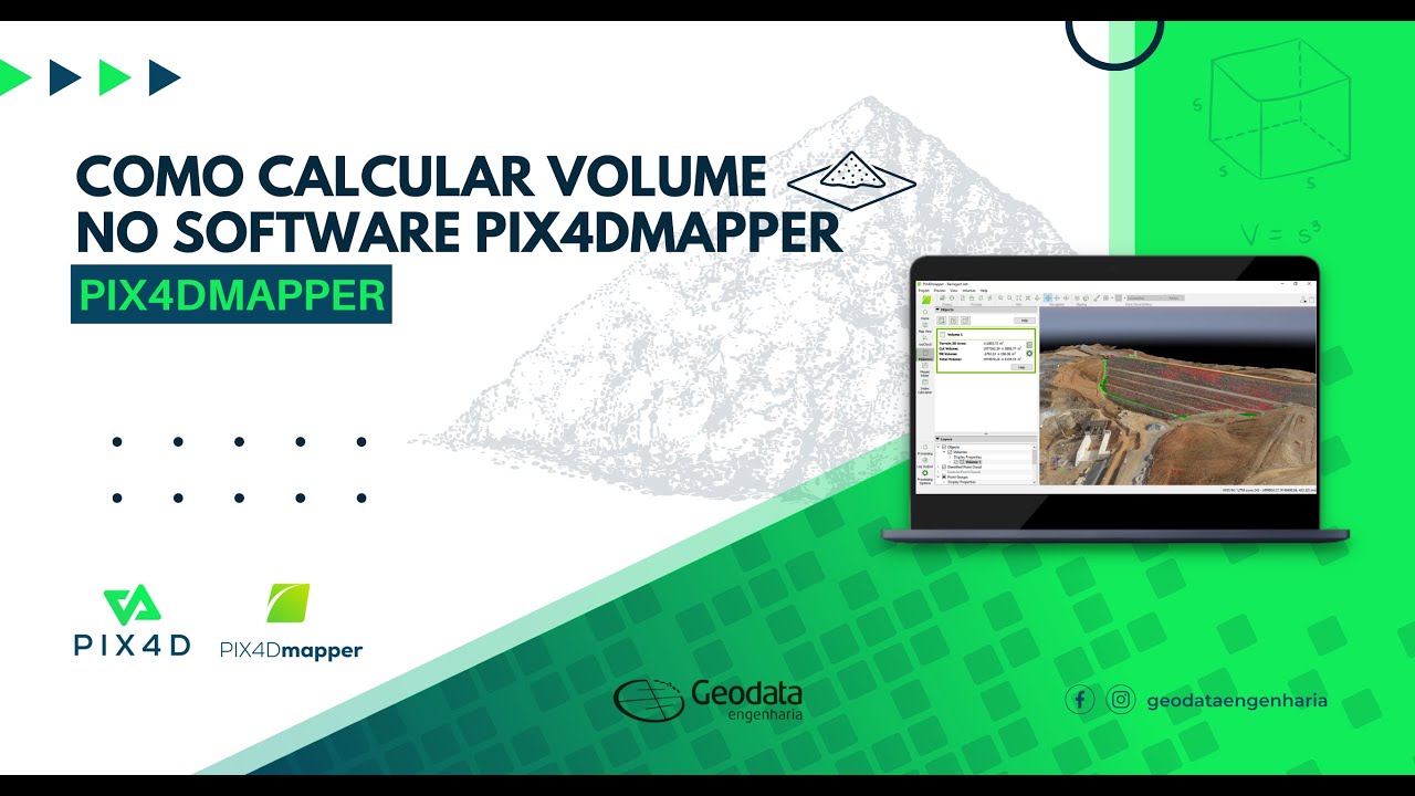 Pix4Dmapper - Cálculo de Volume