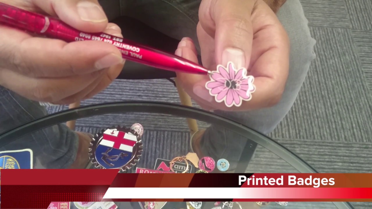 Custom Printed Badges - i4c Publicity Ltd - Promotional Merchandise Manufacturer