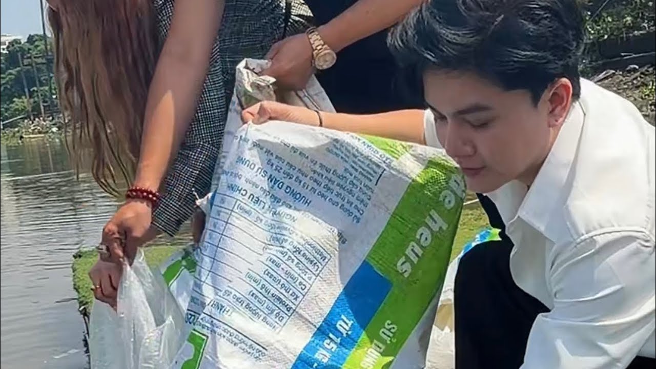 Thả Cá Phóng Sanh cùng Khưu Huy Vũ & Ân Thiên Vỹ 