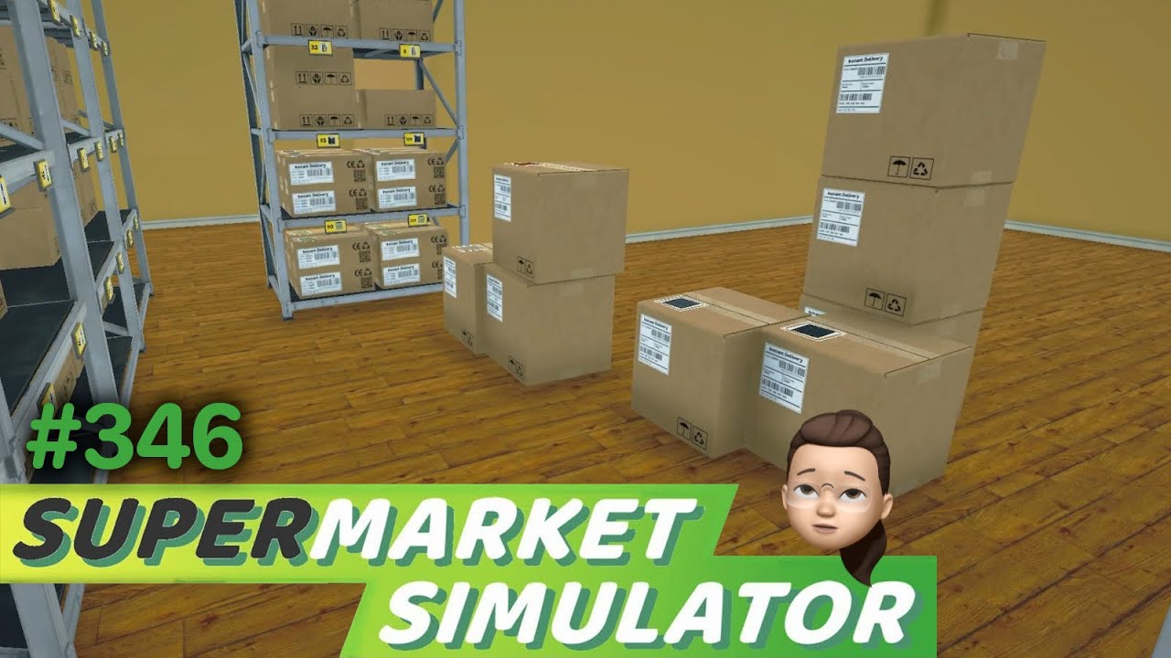 WIEDER Umbau-Arbeiten im Lager 😬 Supermarket Simulator #344 🛒  [Let's Play]