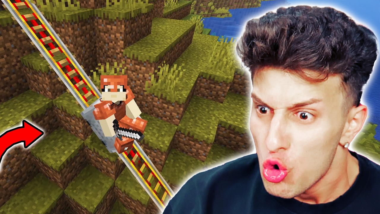 MİNECRAFT : EFSANE TREN YOLU YAPTIM