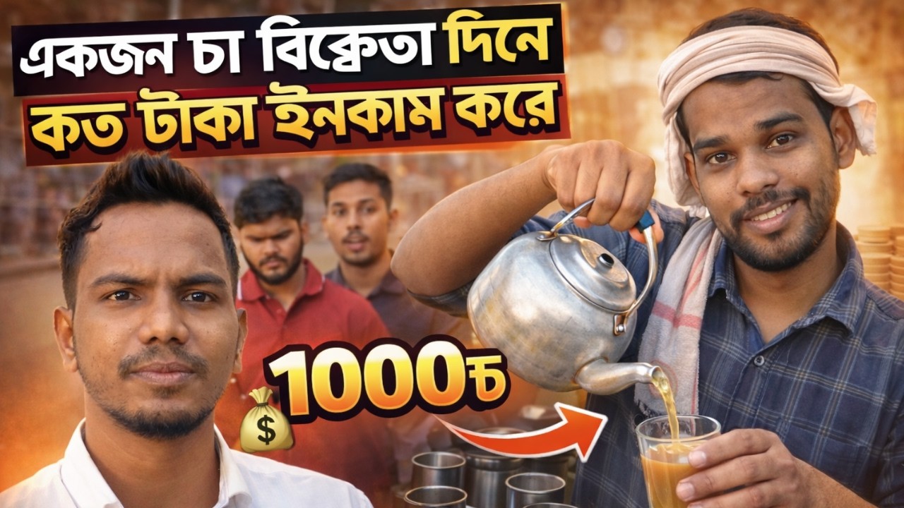 রাস্তার পাশে টং মামা  সারা দিনের জীবন | A Day in the Life of a Street Tea Seller  Life Explorer BD