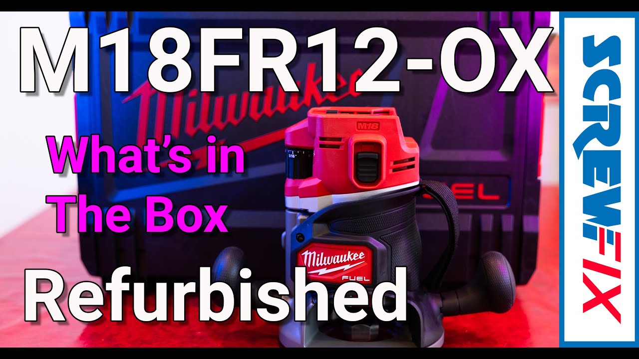 Milwaukee M18FR12 OX Refurbished Router Unboxing Subs