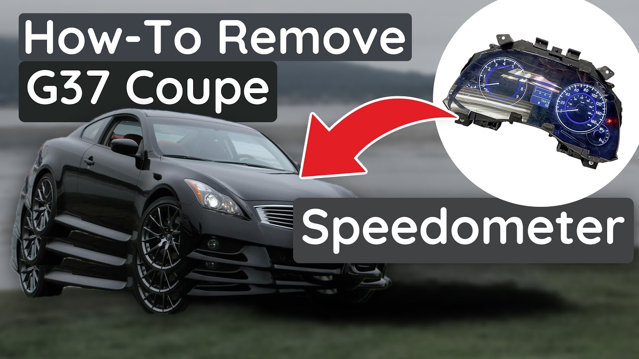 How to Remove a G37 Coupe Speedometer