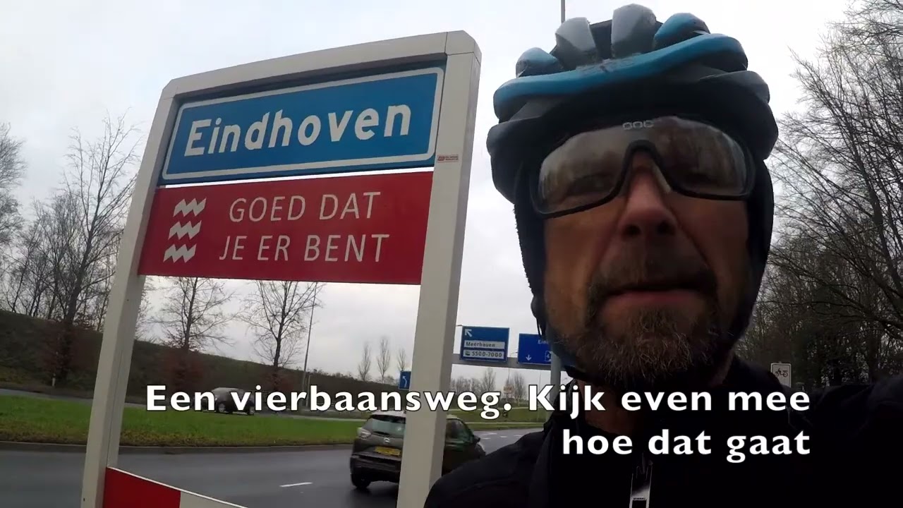 Speedpedelec op Hovenring Eindhoven