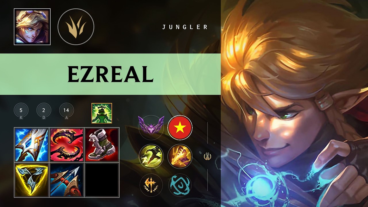 Ezreal Jungle vs Karthus - VN Master Patch 26.09