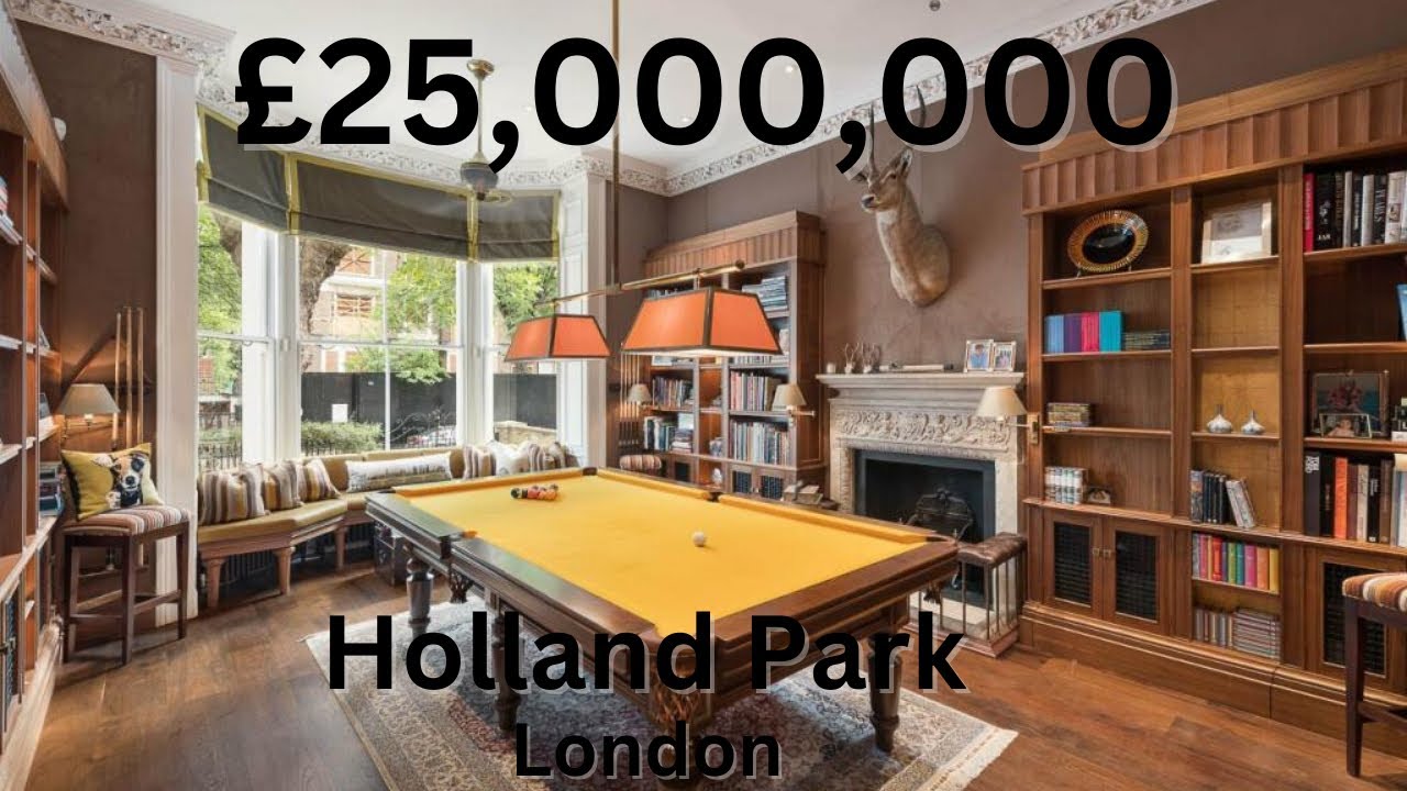 £25,000,000 Holland Park Detached House | London Real Estate