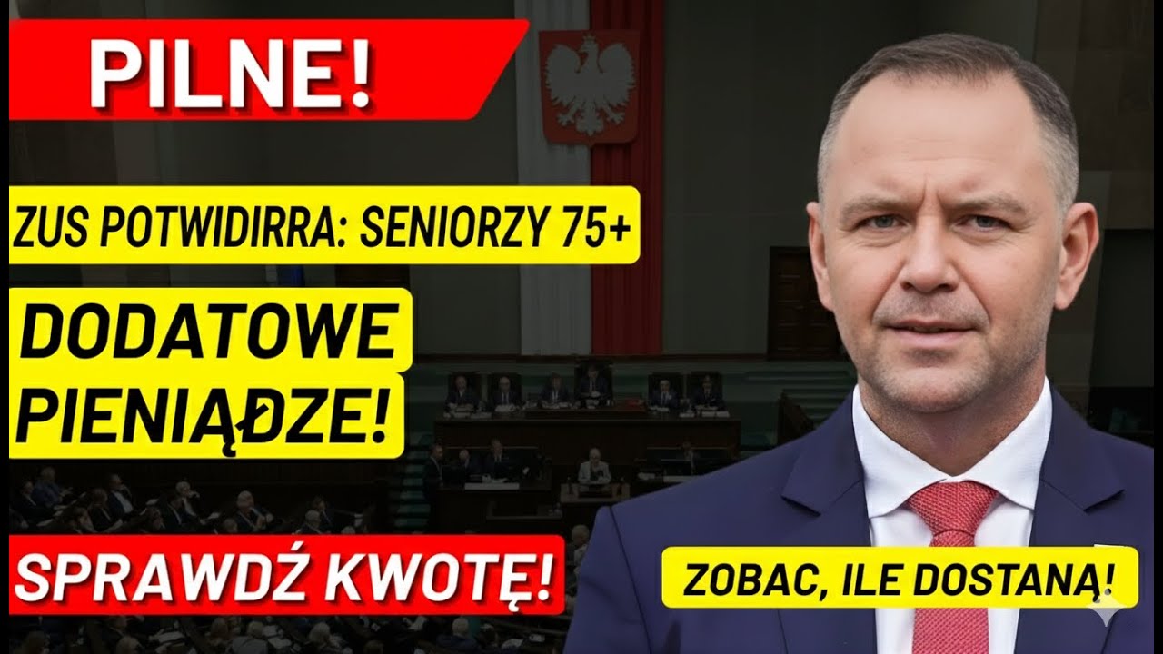ZUS potwierdza: Seniorzy 75+ dostaną dodatkowe pieniądze &ndash; sprawdź kwotę