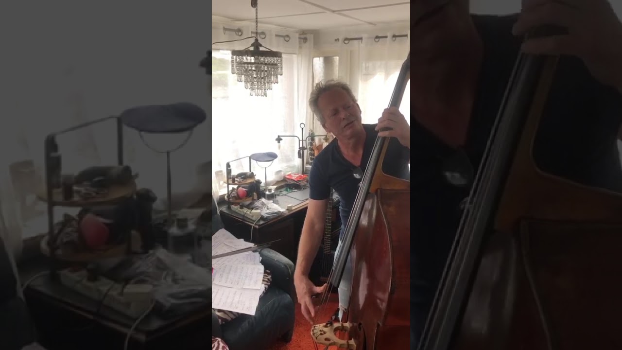 Pierre Courbois and Wiro Mahieu rehearsing. Song: Lo Belia (Courbois).
