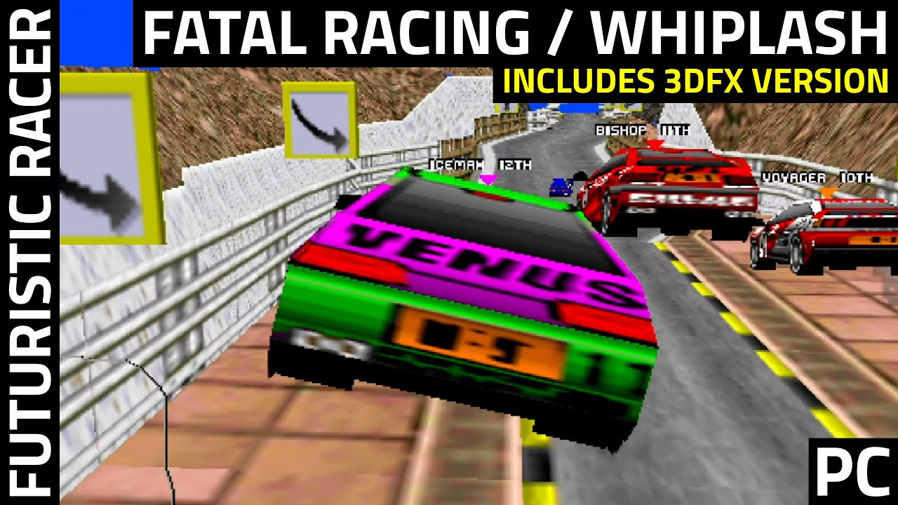 Fatal Racing / Whiplash (1995) - PC Futuristic Racing Games
