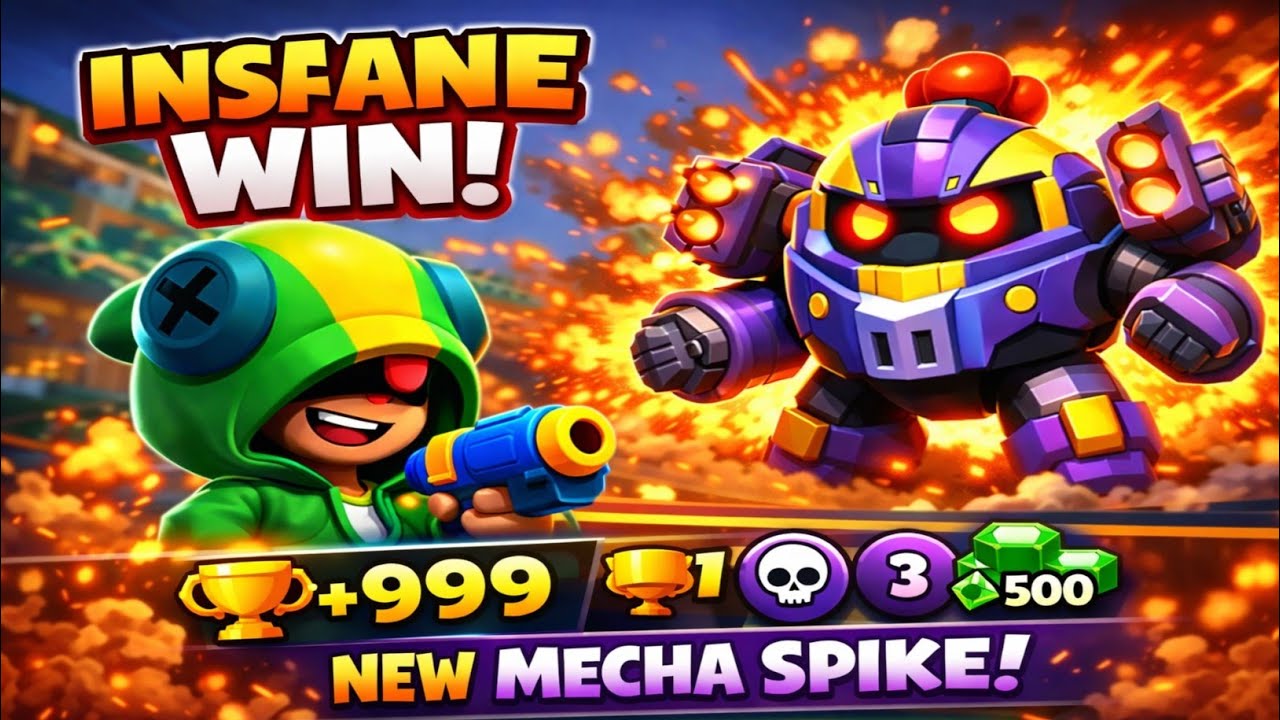 Brawl Stars - Gameplay Walkthrough Part 5 - Brawl Stars Insane Win Streak — new mega spike 