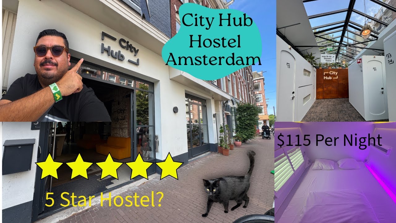 Best Hostel in Amsterdam the Cityhub Hostel | Was it worth 5 stars?