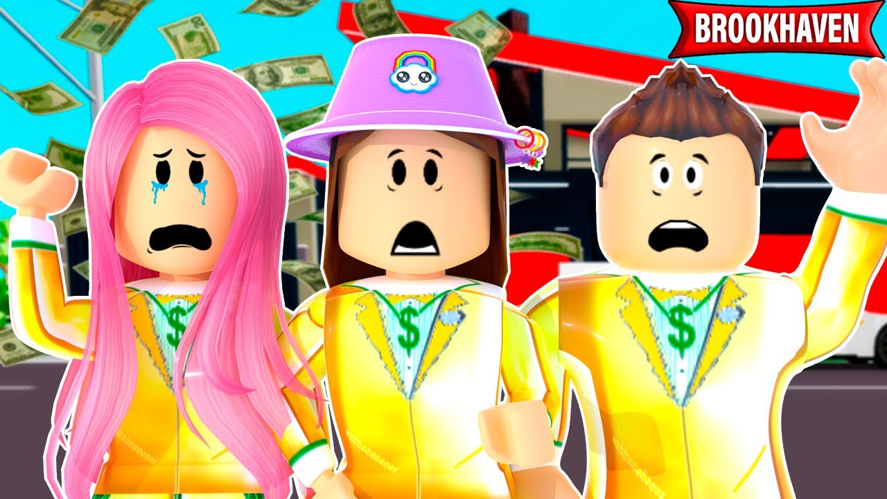 GASTAMOS TODO O NOSSO DINHEIRO E FICAMOS POBRES (ROBLOX BROOKHAVEN RP)