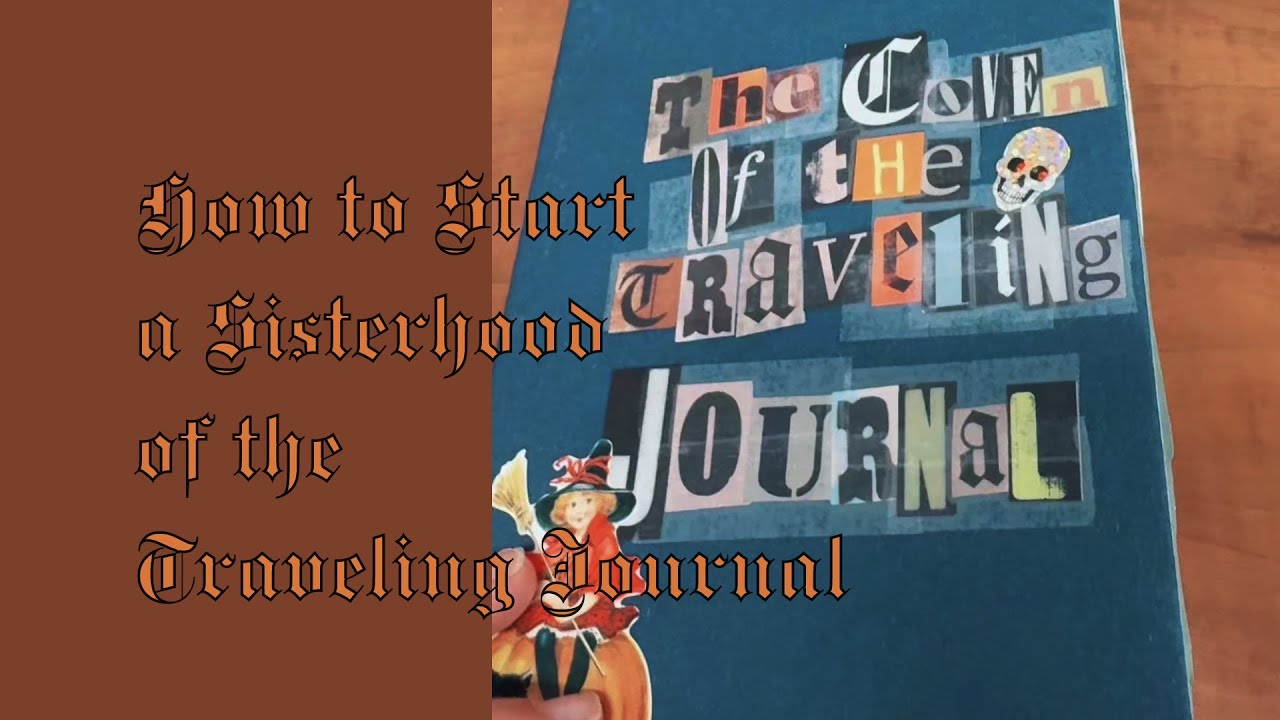 How to Start a Sisterhood of the Traveling Journal | Halloween Journal Prompts