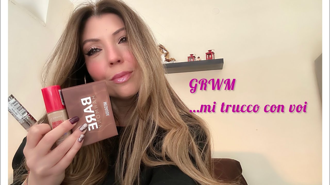 ASMR GRWM mi trucco con voi la mia morning routine #makeup