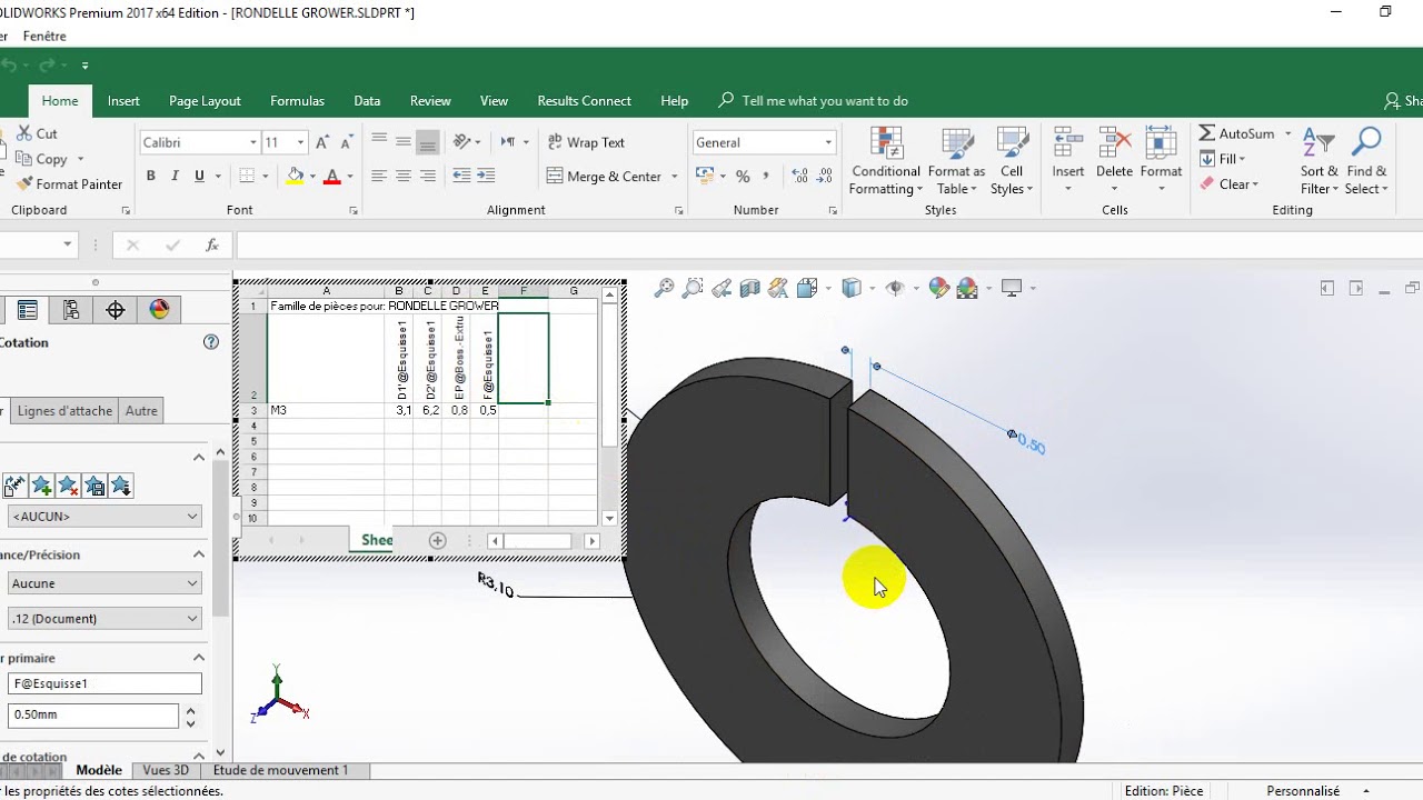 comment creer  une bibliothéque sur solidworks